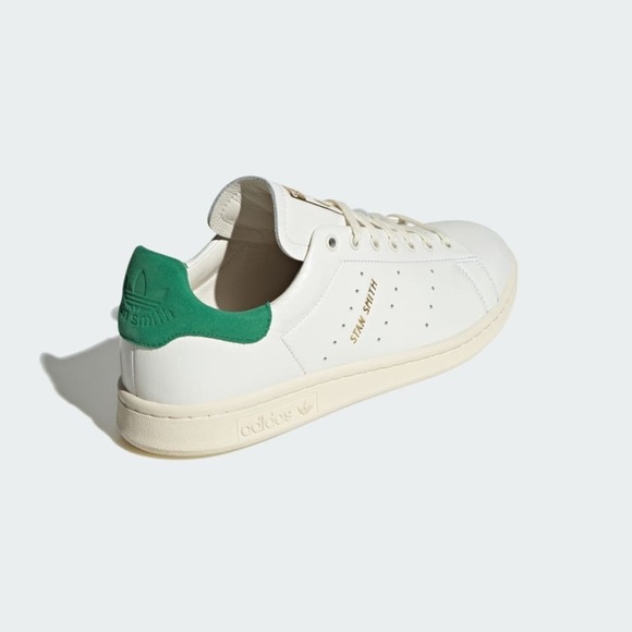 Adidas Stan Smith White and Green Sneakers - Picture 4 of 8